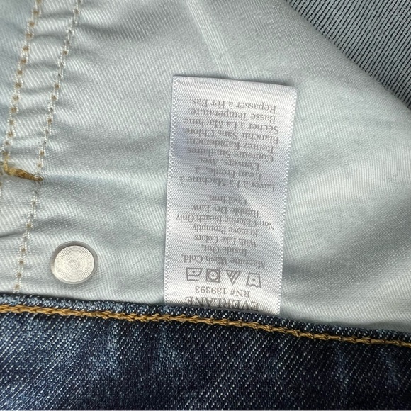 Everlane Dark Wash High Rise Skinny Jeans, Size 29 - Picture 5 of 11